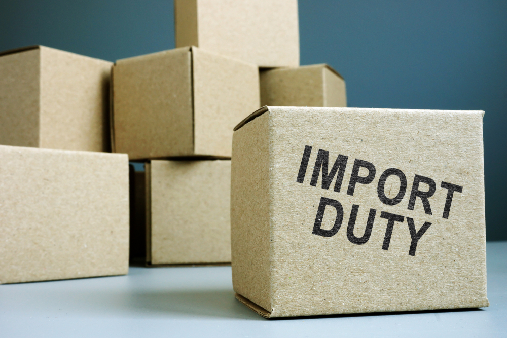 Import Duty on Furniture from China